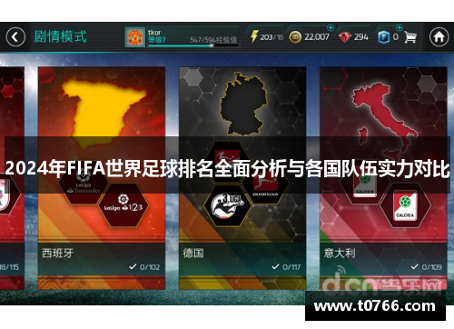 2024年FIFA世界足球排名全面分析与各国队伍实力对比