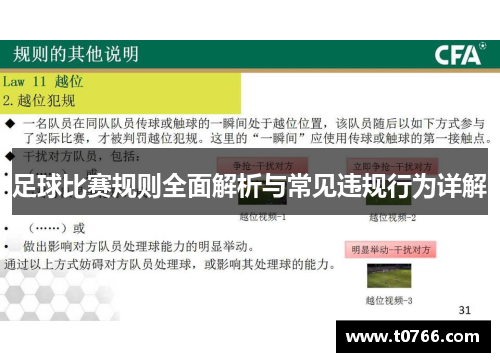 足球比赛规则全面解析与常见违规行为详解